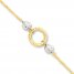 Circle Anklet 14K Two-Tone Gold