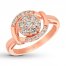 Le Vian Diamond Ring 5/8 ct tw Round-cut 14K Strawberry Gold