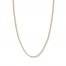 20" Textured Rope Chain 14K Yellow Gold Appx. 2.15mm