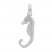 Seahorse Charm Sterling Silver