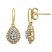 Diamond Earrings 1/6 ct tw 10K Yellow Gold