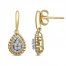 Diamond Earrings 1/6 ct tw 10K Yellow Gold
