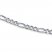 Men's Figaro Necklace Sterling Silver 20" Length