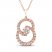 Encircled by Love Diamond Necklace 1 ct tw Round-cut 14K Rose Gold 18"
