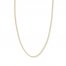 Adjustable 22" Snake Chain 14K Yellow Gold Appx. 1.4mm