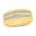 Men's Diamond Wedding Band 3/4 ct tw 10K Yellow Gold