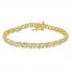 Diamond Fashion Bracelet 1/2 ct tw Round-cut 10K Yellow Gold 7"