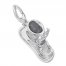 Baby Shoe Charm Sterling Silver