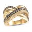 Le Vian Diamond Anniversary Ring 1 ct tw 14K Honey Gold