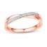 Diamond Ring 1/15 ct tw Round-cut 10K Rose Gold