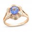 Le Vian Tanzanite Ring 1/5 ct tw Diamonds 14K Strawberry Gold