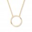 Circle Necklace 14K Yellow Gold