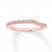 Diamond Wedding Band 1/5 ct tw 14K Rose Gold