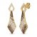 Le Vian Diamond Earrings 1-1/3 ct tw 14K Honey Gold