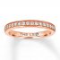 Leo Diamond Wedding Band 1/4 carat tw 14K Rose Gold