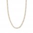 30" Figaro Chain Necklace 14K Two-Tone Gold 4.75mm
