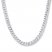 Men's Curb Chain Necklace Sterling Silver 22" Length