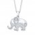 Unstoppable Love 1/15 ct tw Necklace Sterling Silver