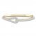 Love + Be Loved Diamond Bangle Bracelet 4 ct tw 14K Yellow Gold