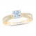 First Light Diamond Engagement Ring 1-1/8 ct tw Round-cut 14K Yellow Gold