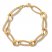 Textured Link Bracelet 10K Yellow Gold 7.75"