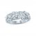 Monique Lhuillier Bliss Diamond Anniversary Band 1-1/4 ct tw Round & Marquise-cut 18K White Gold