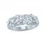 Monique Lhuillier Bliss Diamond Anniversary Band 1-1/4 ct tw Round & Marquise-cut 18K White Gold
