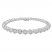 Diamond Bracelet 5 ct tw Round-cut 14K White Gold 7" Length