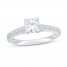 Lab-Created Diamonds by KAY Engagement Ring 7/8 ct tw 14K White Gold