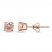 Morganite Stud Earrings 10K Rose Gold