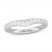 Neil Lane Diamond Wedding Band 5/8 ct tw Round-cut 14K White Gold