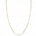 Beaded Cable Chain Necklace 14K Yellow Gold 24" Length