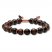 Men's Tiger's Eye Beaded Bracelet Stainless Steel