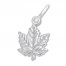 Maple Leaf Charm Sterling Silver