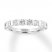 Leo Diamond Anniversary Band 1-1/5 ct tw 14K White Gold