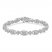 Diamond Bracelet 2 ct tw 10K White Gold 7"