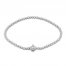 Forever Connected Diamond Bracelet 1 ct tw Round/Pear 10K White Gold