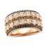 Le Vian Creme Brulee Diamond Ring 14K Strawberry Gold