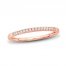 Diamond Wedding Band 1/15 ct tw Round-cut 14K Rose Gold