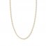 18" Figaro Chain Necklace 14K Yellow Gold Appx. 2.36mm