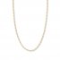 18" Figaro Chain Necklace 14K Yellow Gold Appx. 2.36mm
