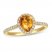 Le Vian Citrine & Diamond Ring 1/3 ct tw 14K Honey Gold