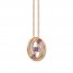 Le Vian Amethyst Necklace 1/2 cttw Diamonds 14K Strawberry Gold