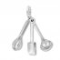 Cooking Utensils Charm Sterling Silver
