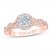 First Light Diamond Engagement Ring 7/8 ct tw Round-cut 14K Rose Gold