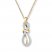 Infinity Necklace 1/5 ct tw Diamonds 10K Yellow Gold