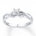 Diamond Promise Ring 1/4 ct tw Round-cut Sterling Silver