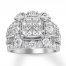 Diamond Engagement Ring 4 ct tw 14K White Gold