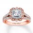 Neil Lane Diamond Engagement Ring 1-1/8 ct tw 14K Two-Tone Gold