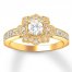 Diamond Engagement Ring 3/4 Carat tw 14K Yellow Gold